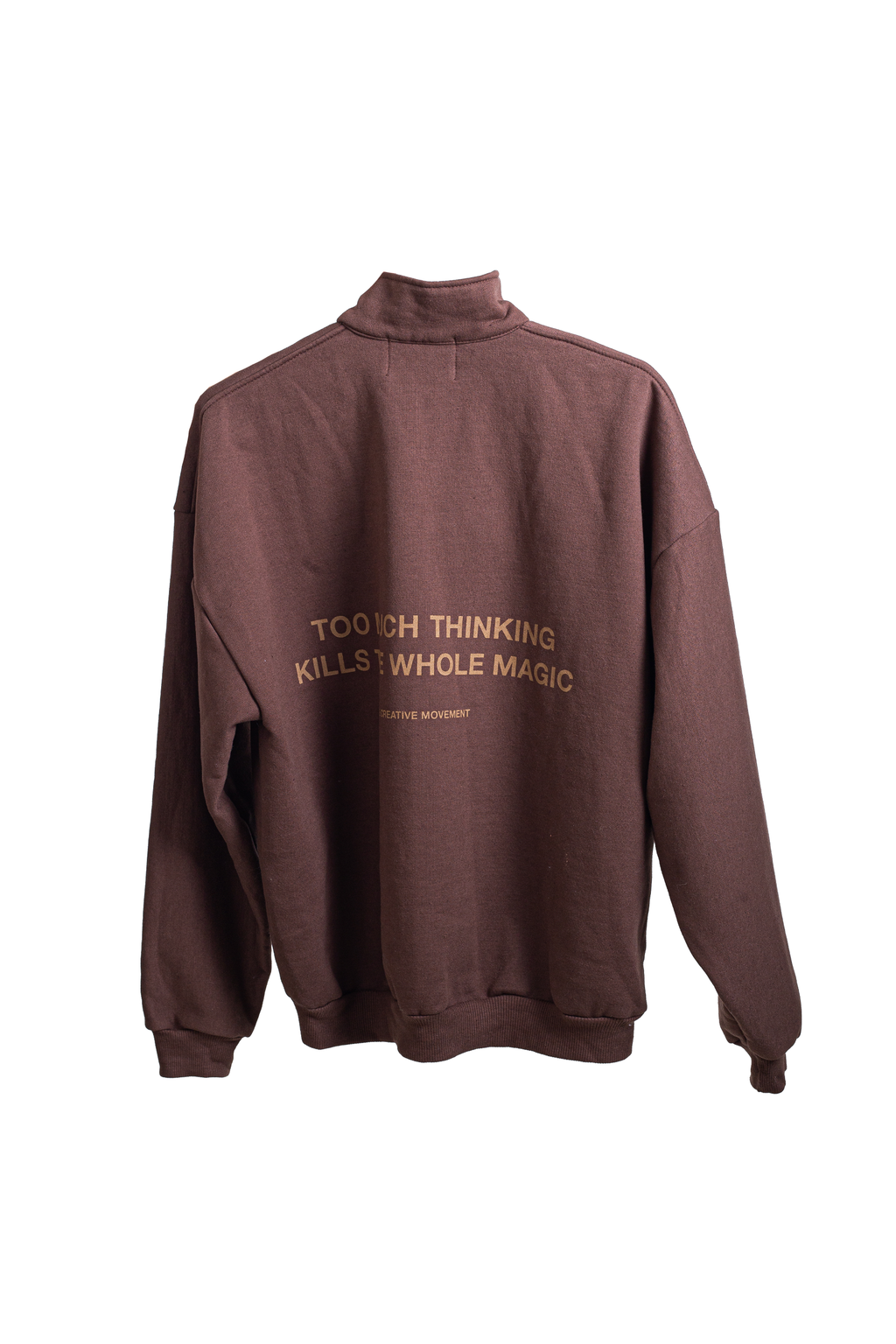 CASACO ZIPPER NECK OVERTHINKER